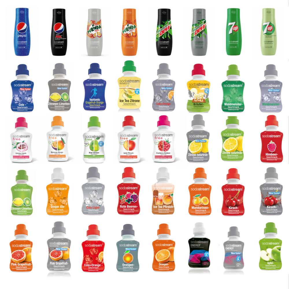 [독일] 소다스트림 탄산수 시럽 인기 40종 모음 (새로운 맛 추가!) / Sodastream sirups