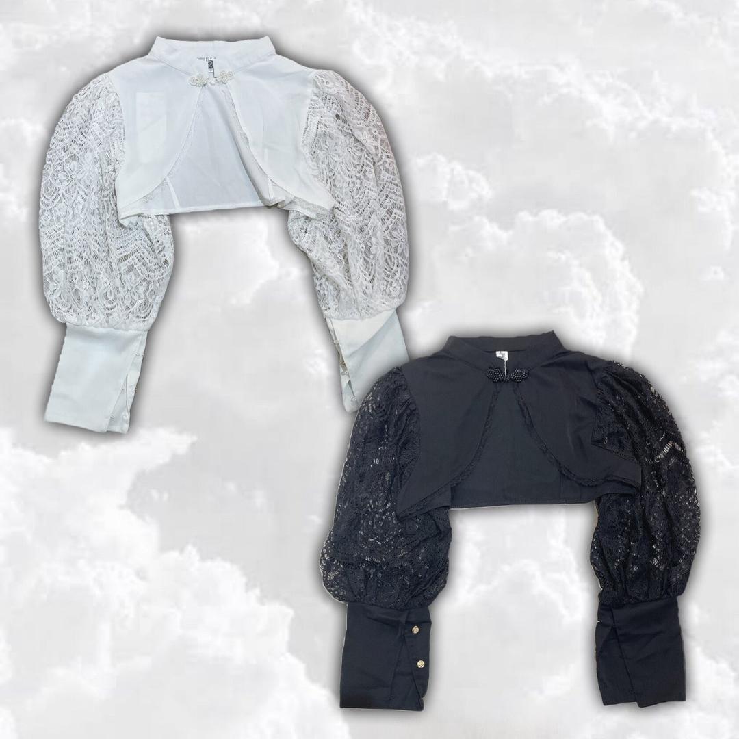 レーススリーブチャイナボレロ