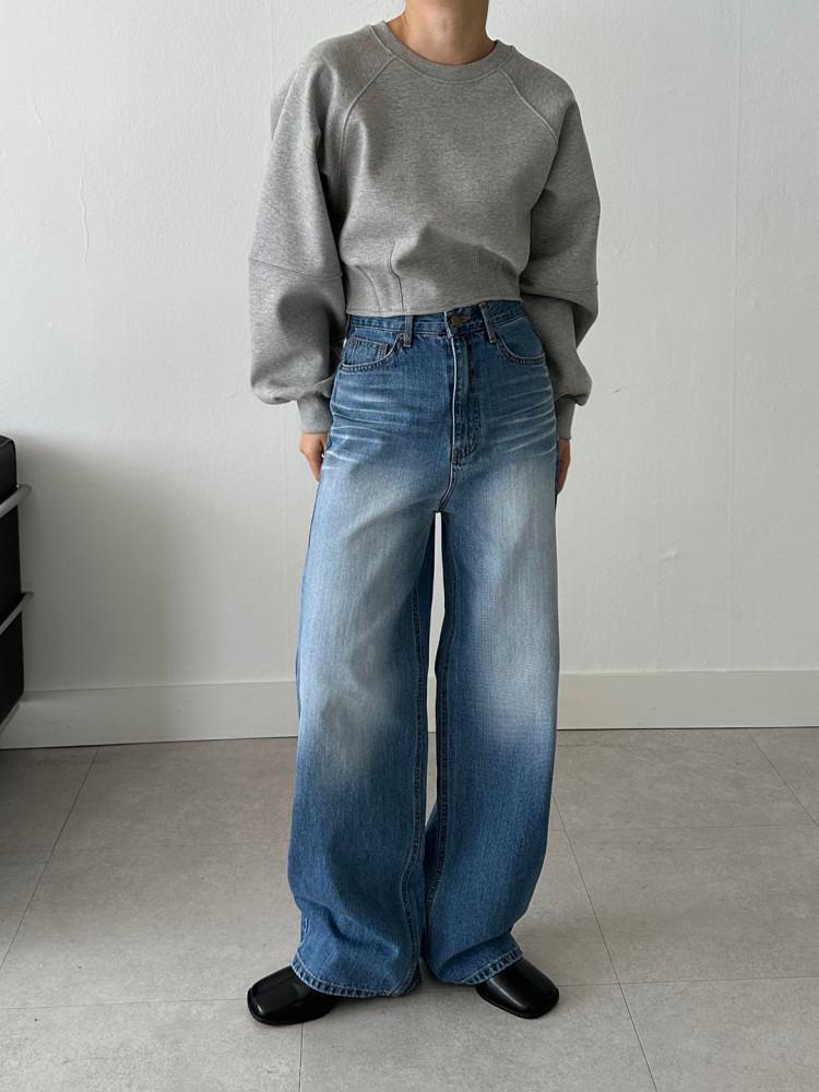 데킨 워싱 와이드 데님(1color)