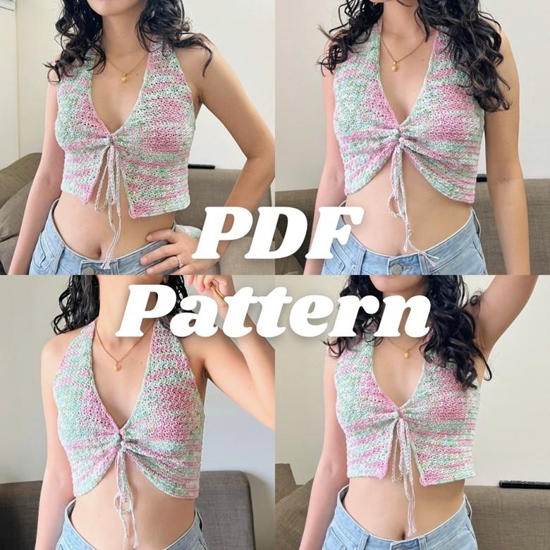 Dahlia Top Written Crochet Pattern