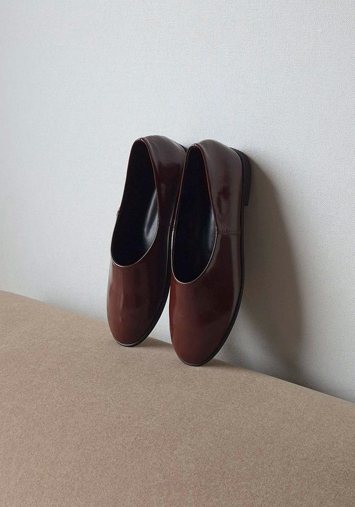 라운드토 우먼 슬립온 로퍼 1.5cm 2컬러