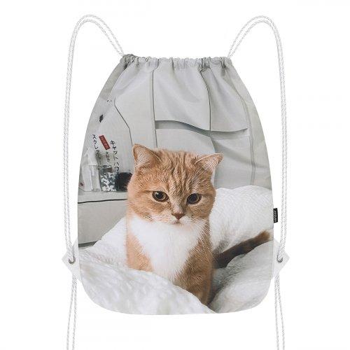 Mesh Panel Drawstring Bag (MOZZI)