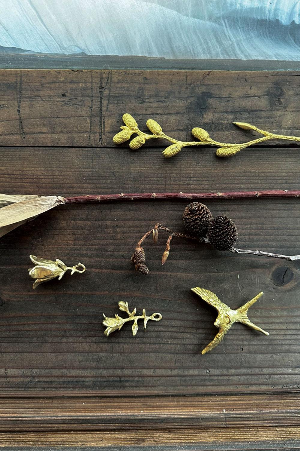 숲,꽃,바람 오너먼트