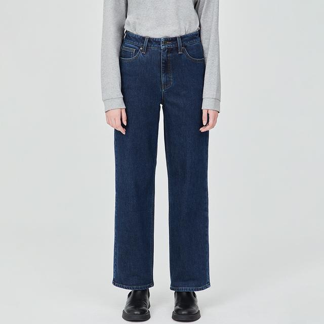 【Undermycar】Anti Fxxking Logo Play Brush Washed Wide Jeans Undermycar MU26 WIDE BRUSH WASHED JEANS – DALAC SEOUL