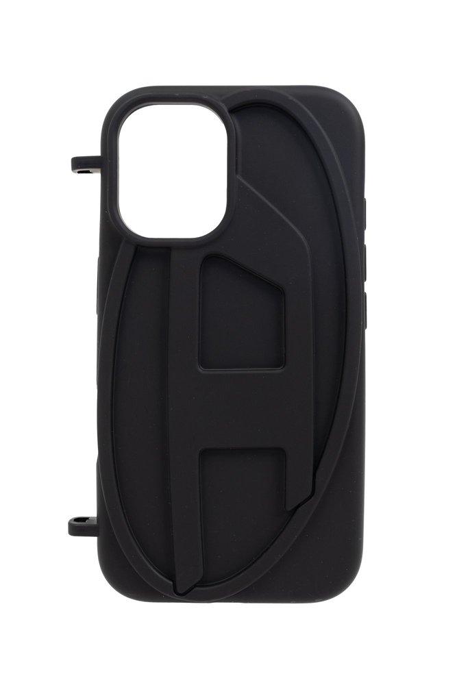 Diesel Oval-D Logo Embossed iPhone 16 Phone Case