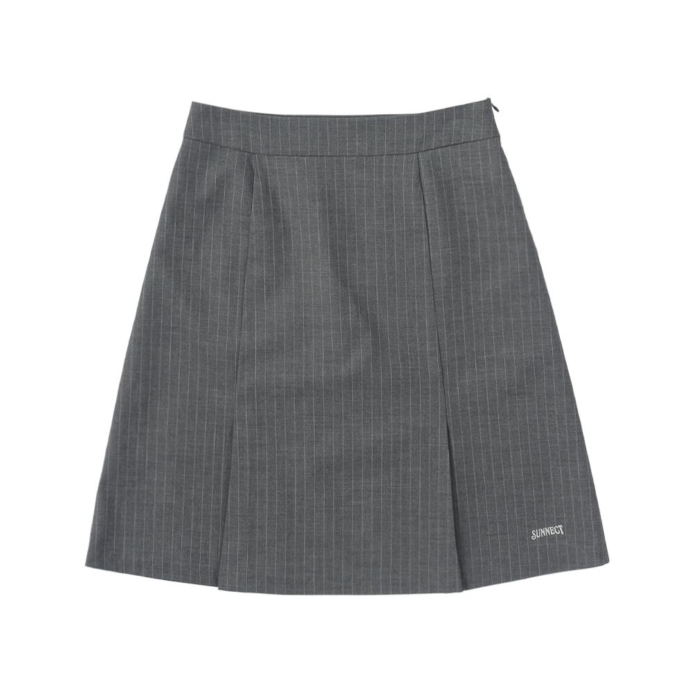 School Midi Skirt - Grey