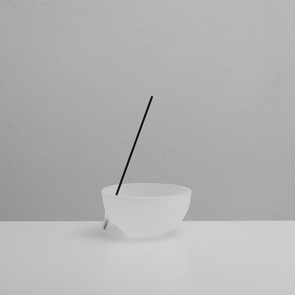 Glass Incense Burner S frosted