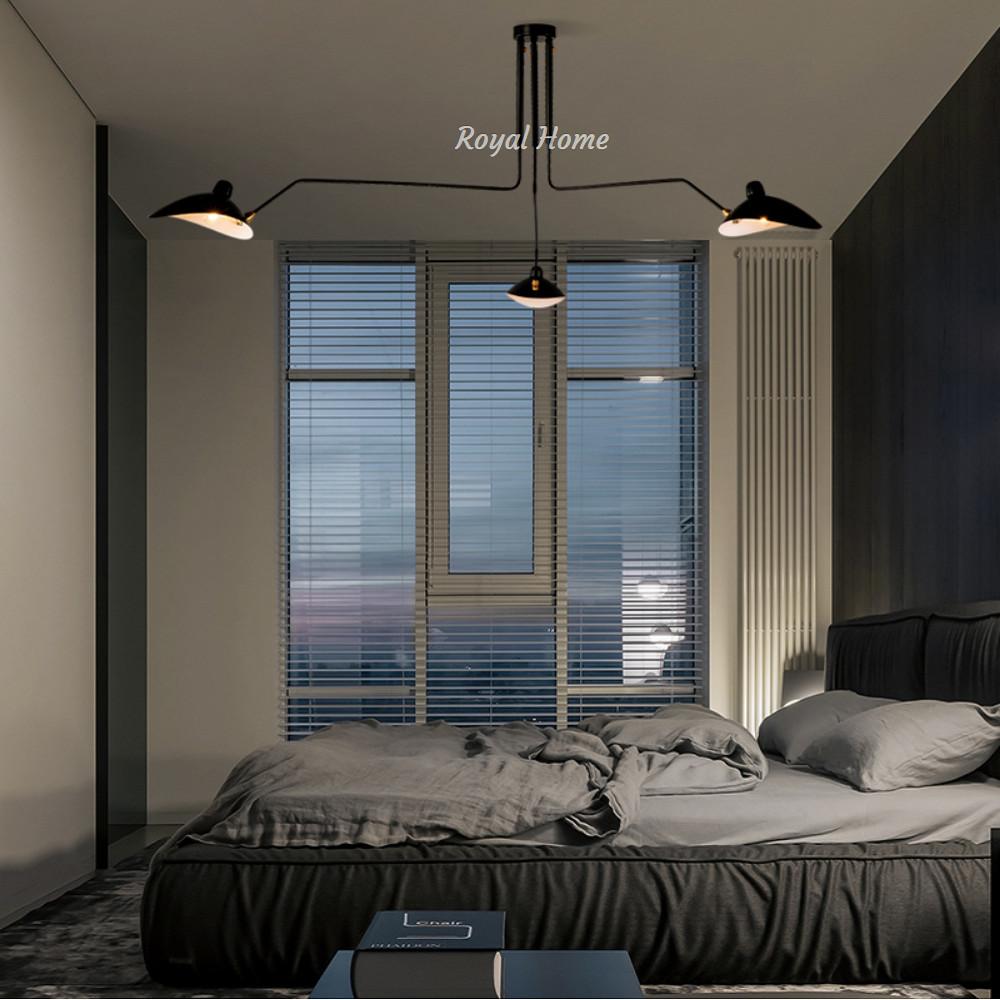 세르주무이 Serge Mouille 레트로 관절 천장 펜던트 2등 3등 6등