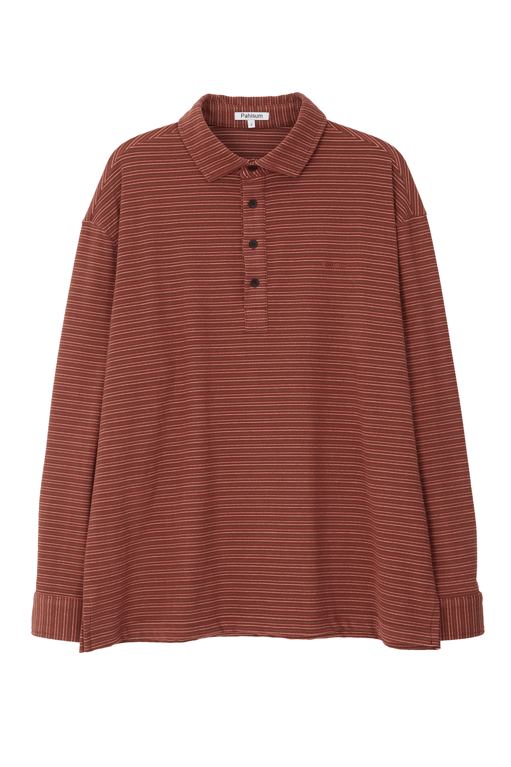 OVERSIZED STRIPE SHIRT_RED