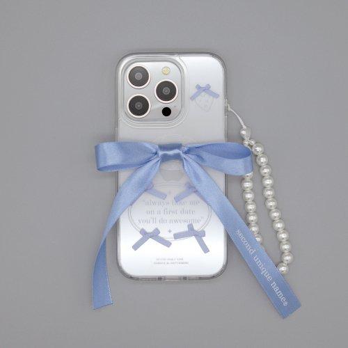 SUN CASE CLEAR BALLET RIBBON BLUE