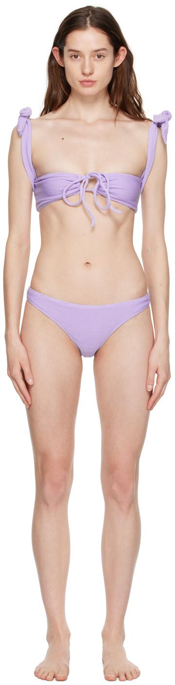 SSENSE 익스클루시브 퍼플 모나 비키니
