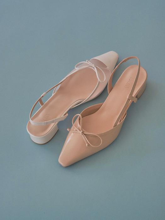 [단독]SIGNATURE ribbon slingback (3cm, 7colors)_시그니쳐리본슬링백