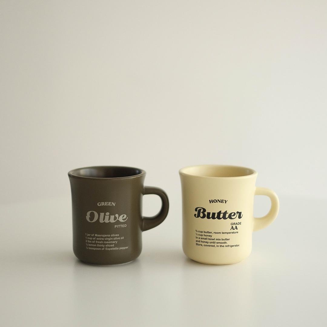 (제작상품) 버터&올리브 머그컵(230ml)