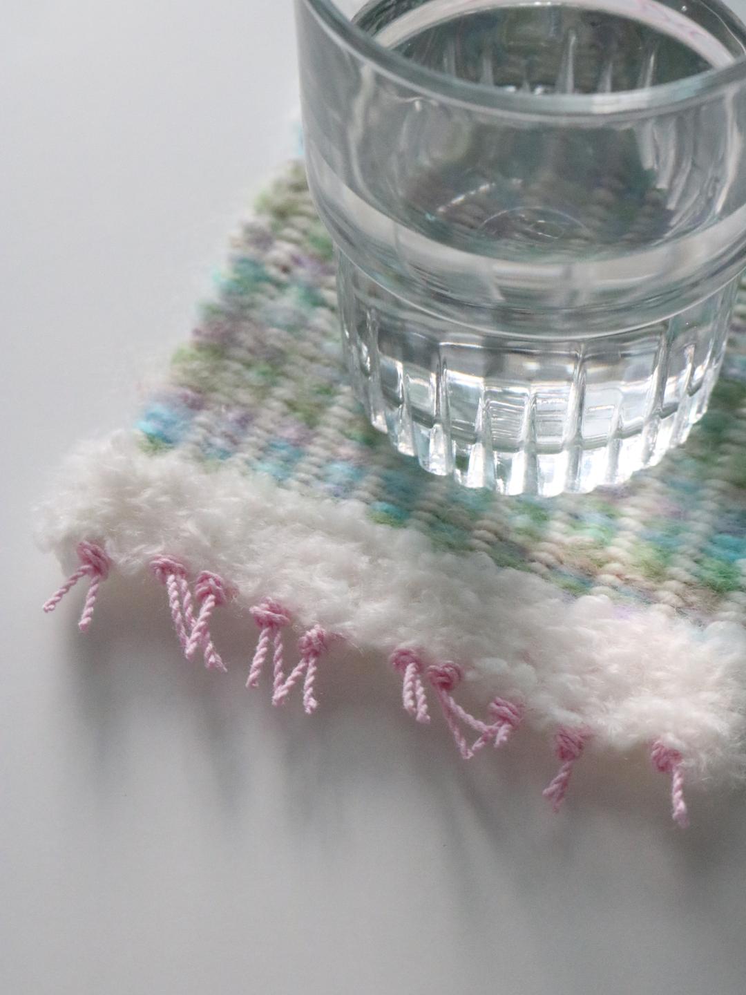 cotton candy cloud coaster