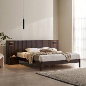 (3/2~9 특가!)[삼익가구]모네어 호텔 원목 침대(매트제외-라지킹)