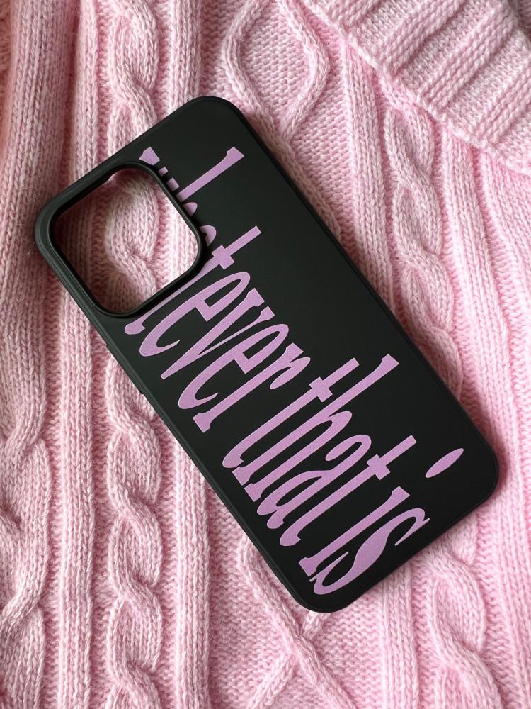 (Only Iphone/Jelly) Whatever Color Black Jelly Phonecase /archive tag