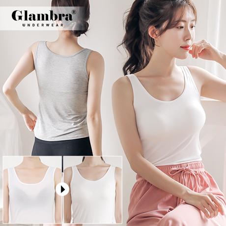베이직 글램나시/브라탑/캡나시/끈나시/런닝/잠옷/홈웨어/여성속옷