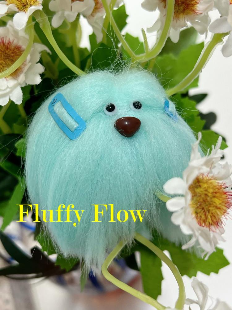 플러피플로우 페이크퍼 몬스터 인형 가방 키링 털원단 베이비 민민