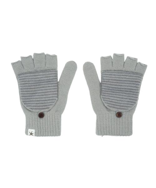 TCM stripe twofold mitten glove (grey)