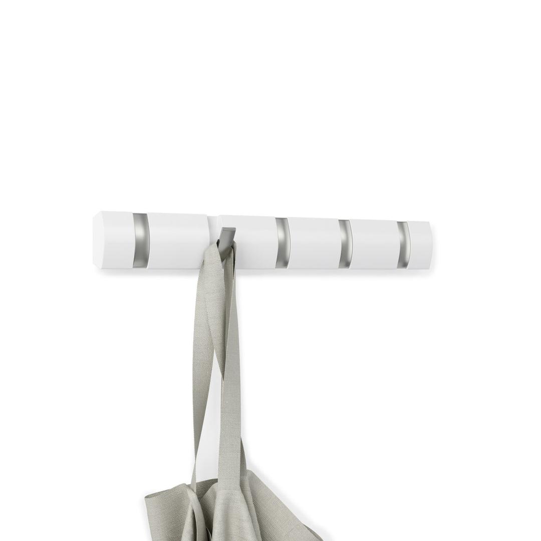 FLIP 5 Wall Mounted Hook - Coat Rack & Wall Hooks | Umbra