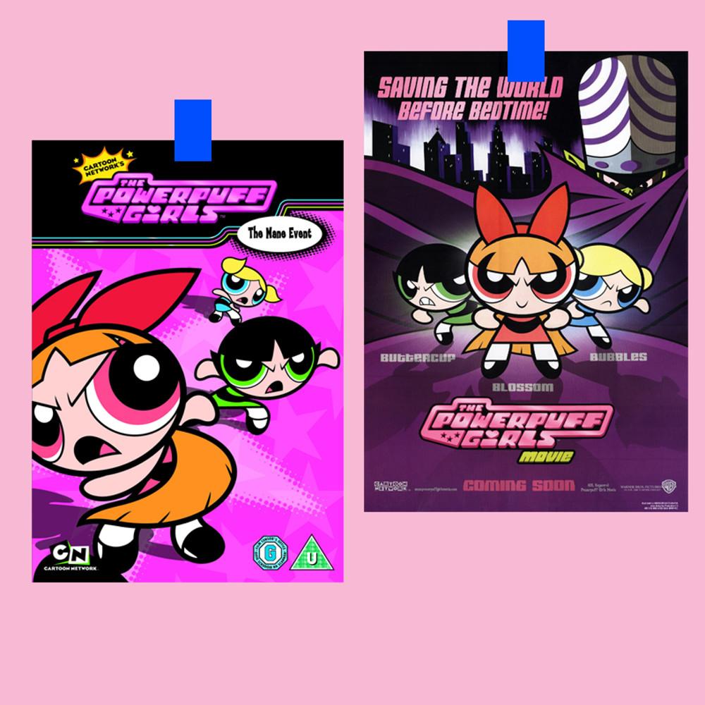 파워퍼프걸 애니메이션 포스터 하이틴 인테리어 집꾸미기 방꾸미기 벽꾸미기 자취방 촬영소품