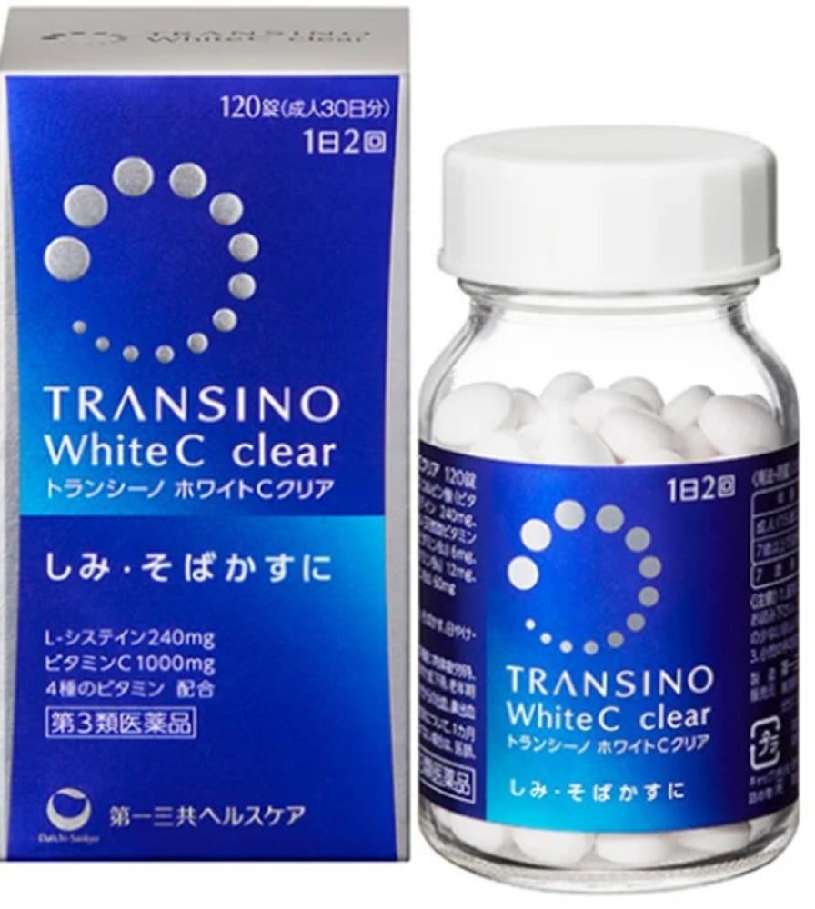 일본직배송정품 트란시노 Transino 화이트C 클리어 120정