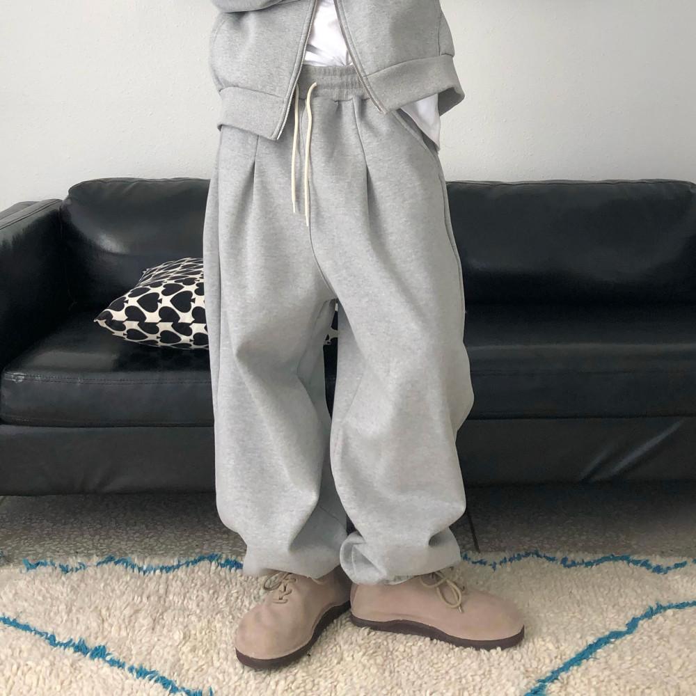 [남여공용] 셋업 벌룬 조거 스웻 팬츠 (3 color)