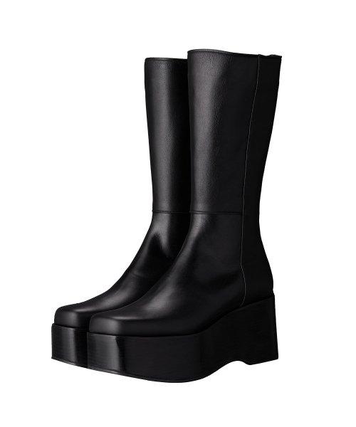 큐리티(CURETTY)  C SQUARE TOE BOOTS_BLACK - 사이즈 & 후기 | 무신사