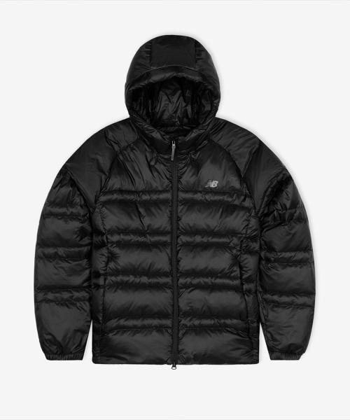 NBNPG11973 / UNI 플라잉77 슈퍼라이트 후드 구스다운 (BLACK)