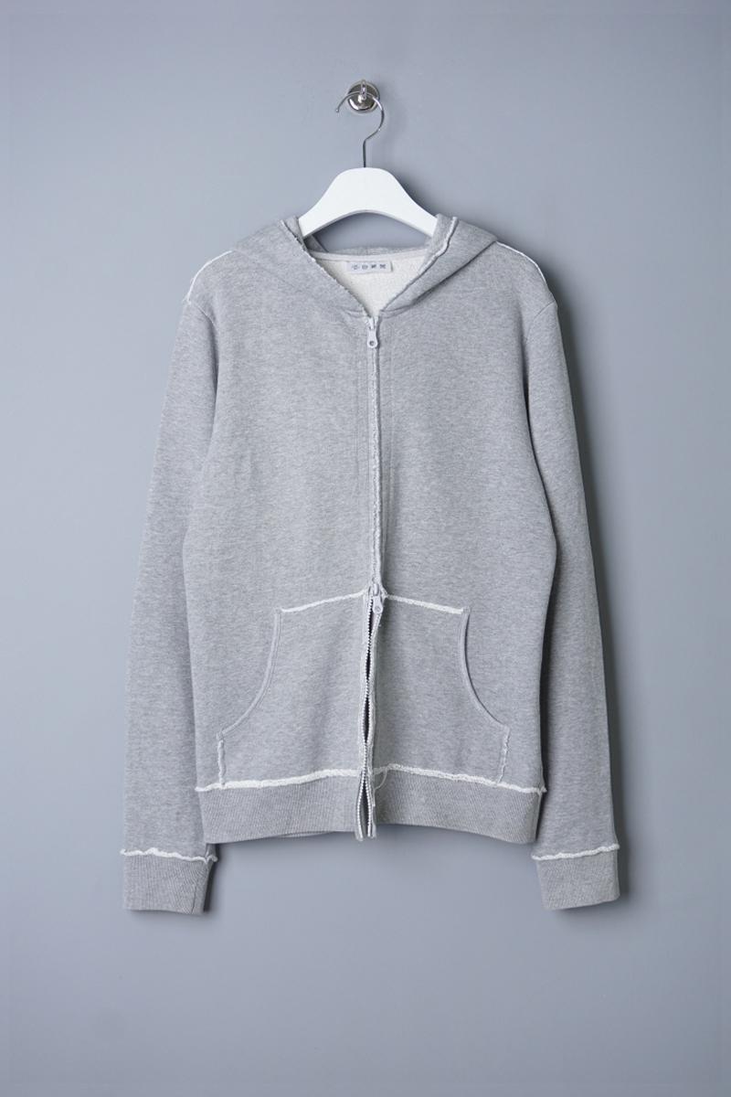 AZ cut-out sweats hoodie jacket