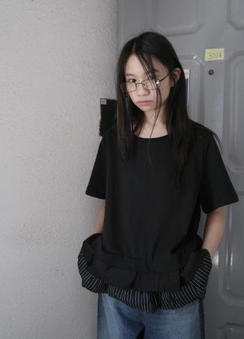 low frill layered top (2c)