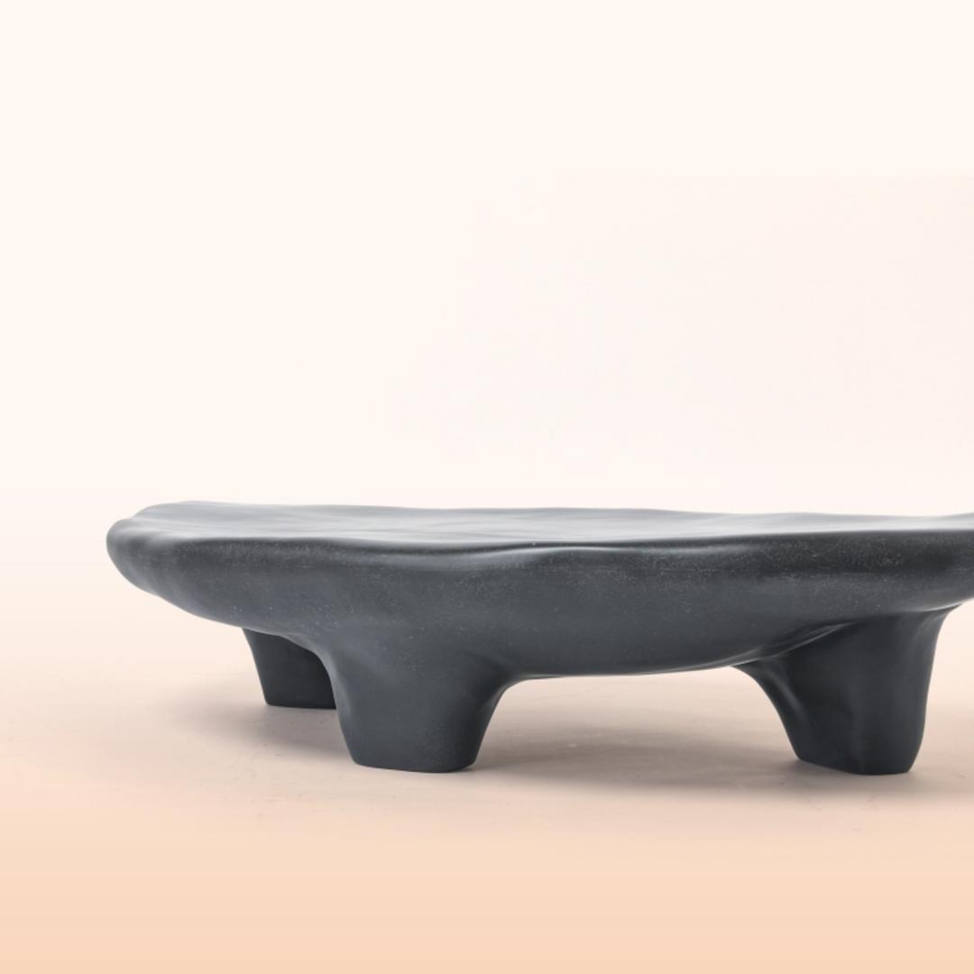 [7월입고] 트라이팟 소파 테이블 - 블랙