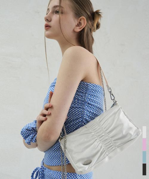 Satin Shoulder Bag - 4COL