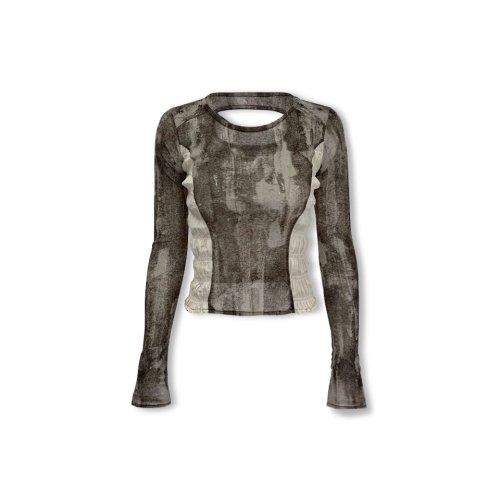 excursive top - brown