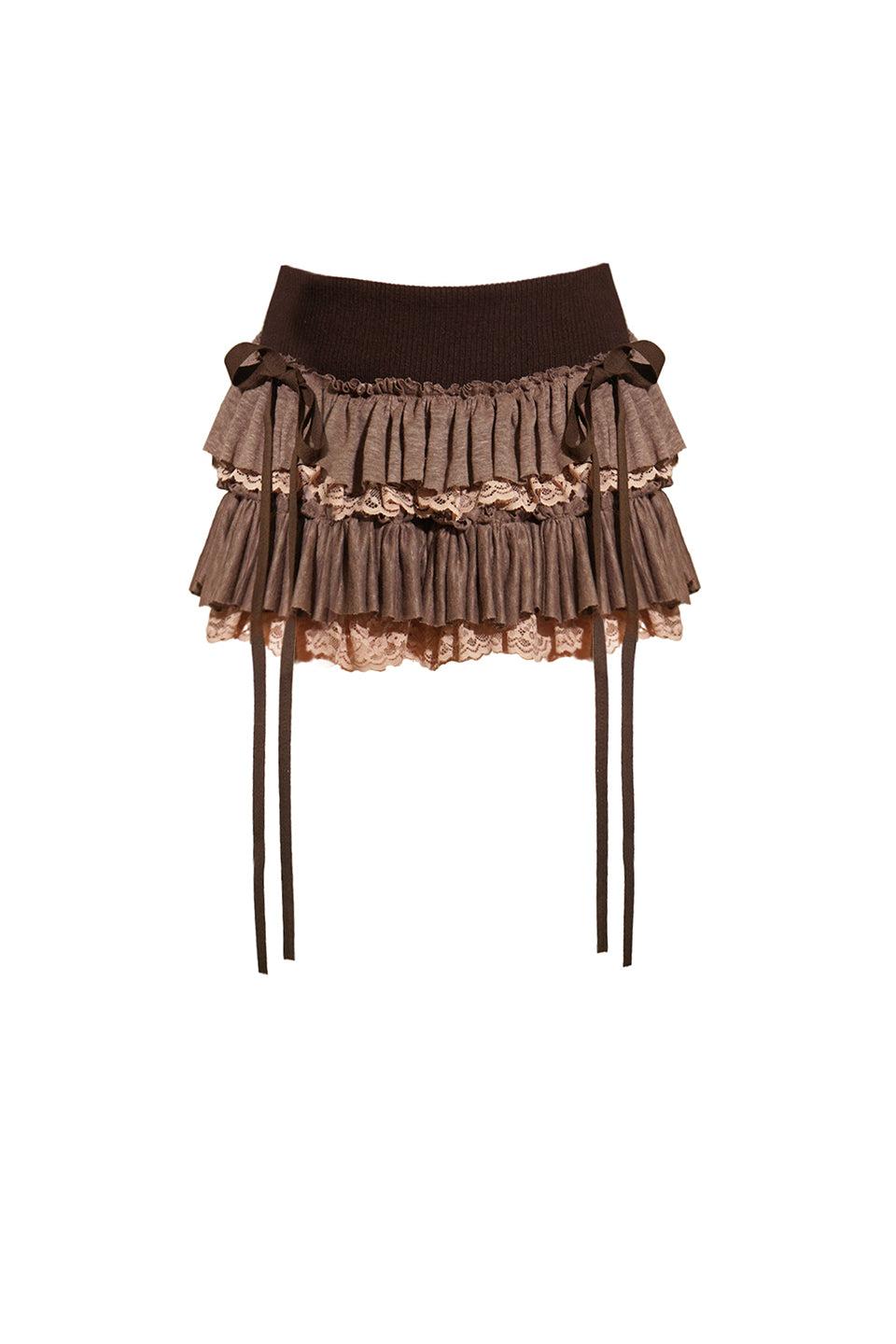 BROWN RAG DOLL TUTU SKIRT