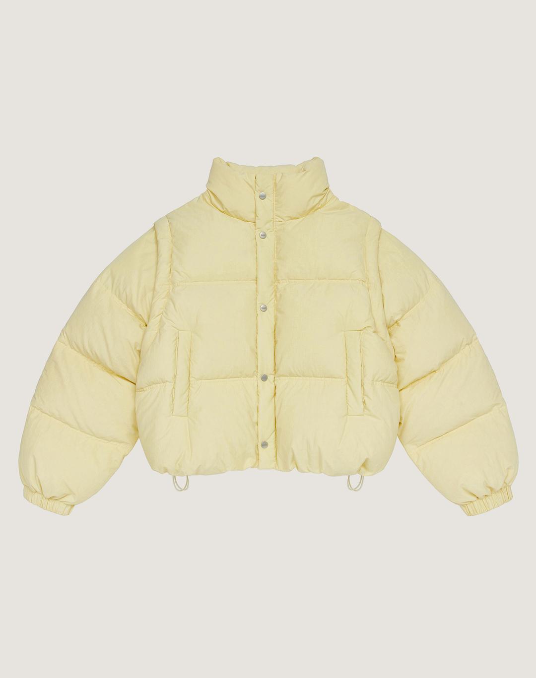 2Way Puffer Jacket (Yellow)