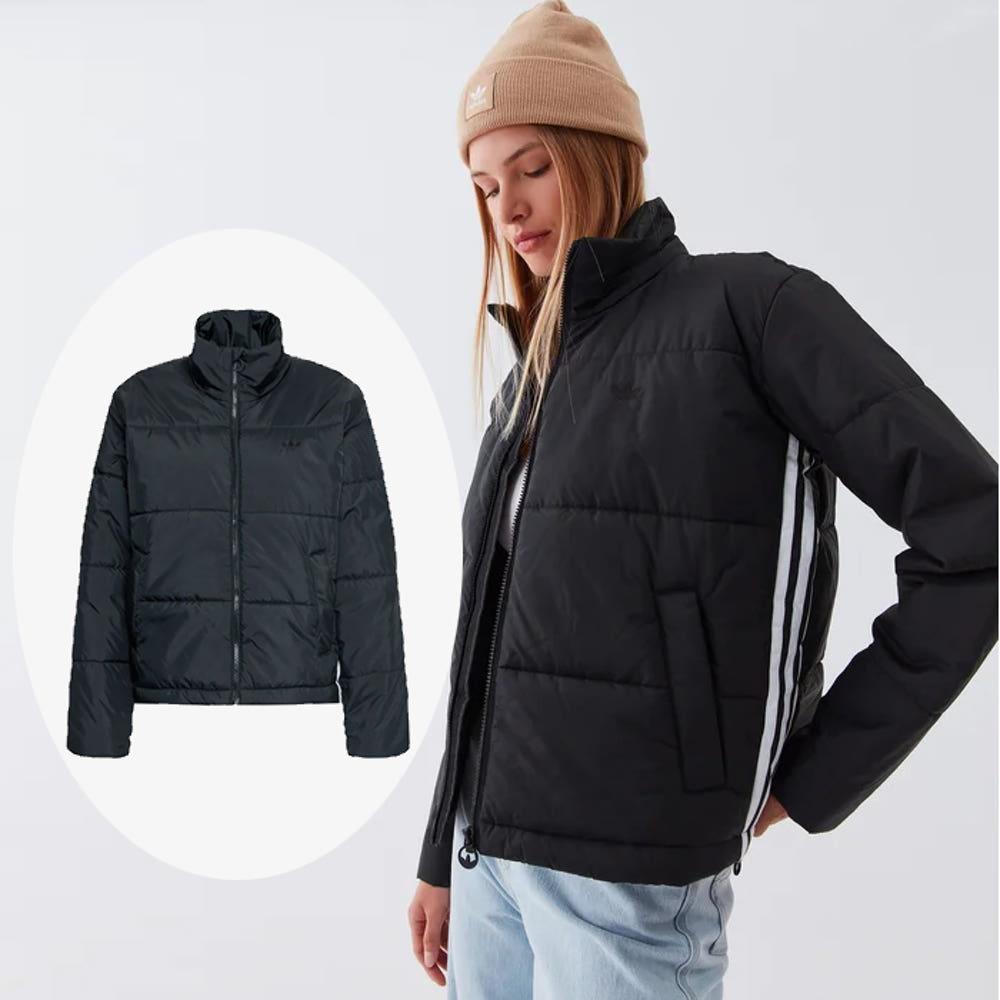 [해외] 아디다스 푸퍼 숏 패딩 런닝 자켓 경량 블랙 hm2613