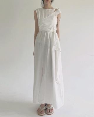 dinner cotton dress (3color)