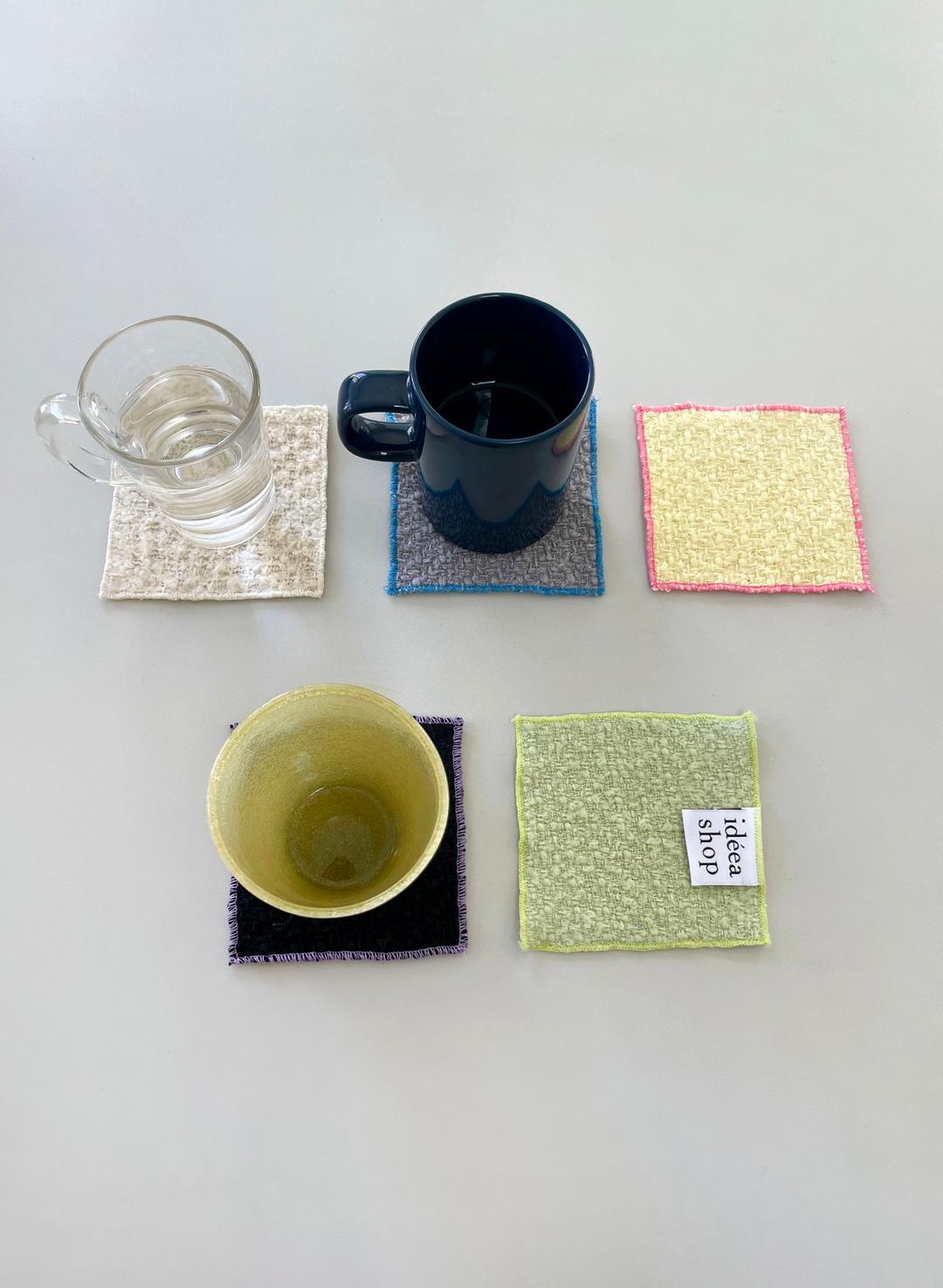 Boucle tea coaster (9colors)