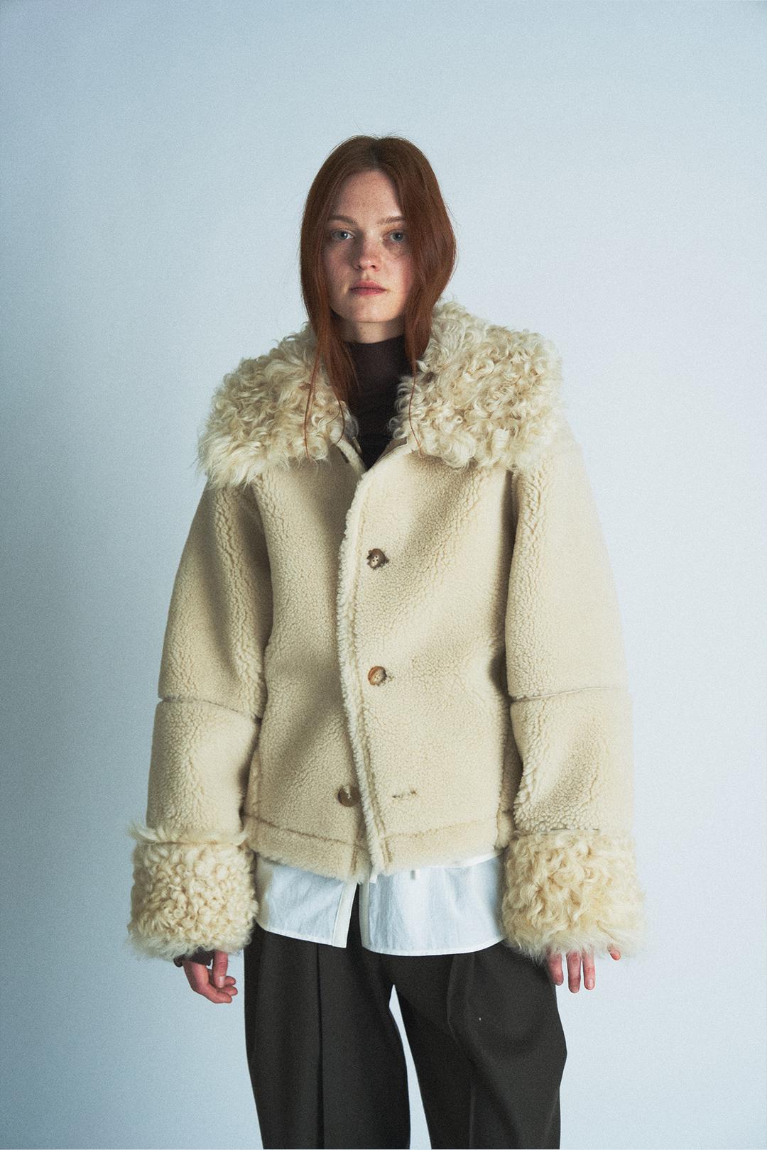 Reversible Shearling Mix Jacket