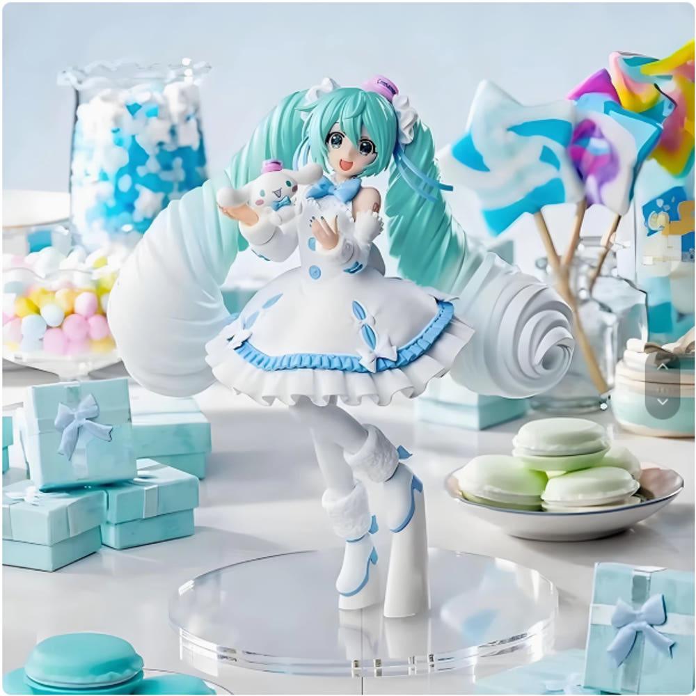 [정품] 세가 보컬로이드 Luminasta 피규어 시나모롤 x 하츠네 미쿠 (화이트 드레스.ver)