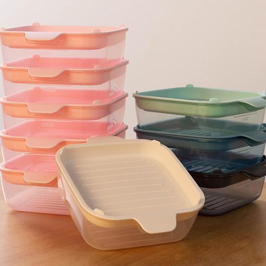 채널쿡 멀티 냉동밥 밀폐용기 5p set