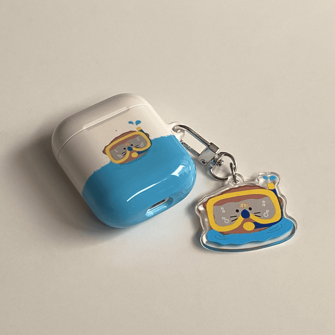 스노쿨링달 하드케이스 (에어팟 전기종)