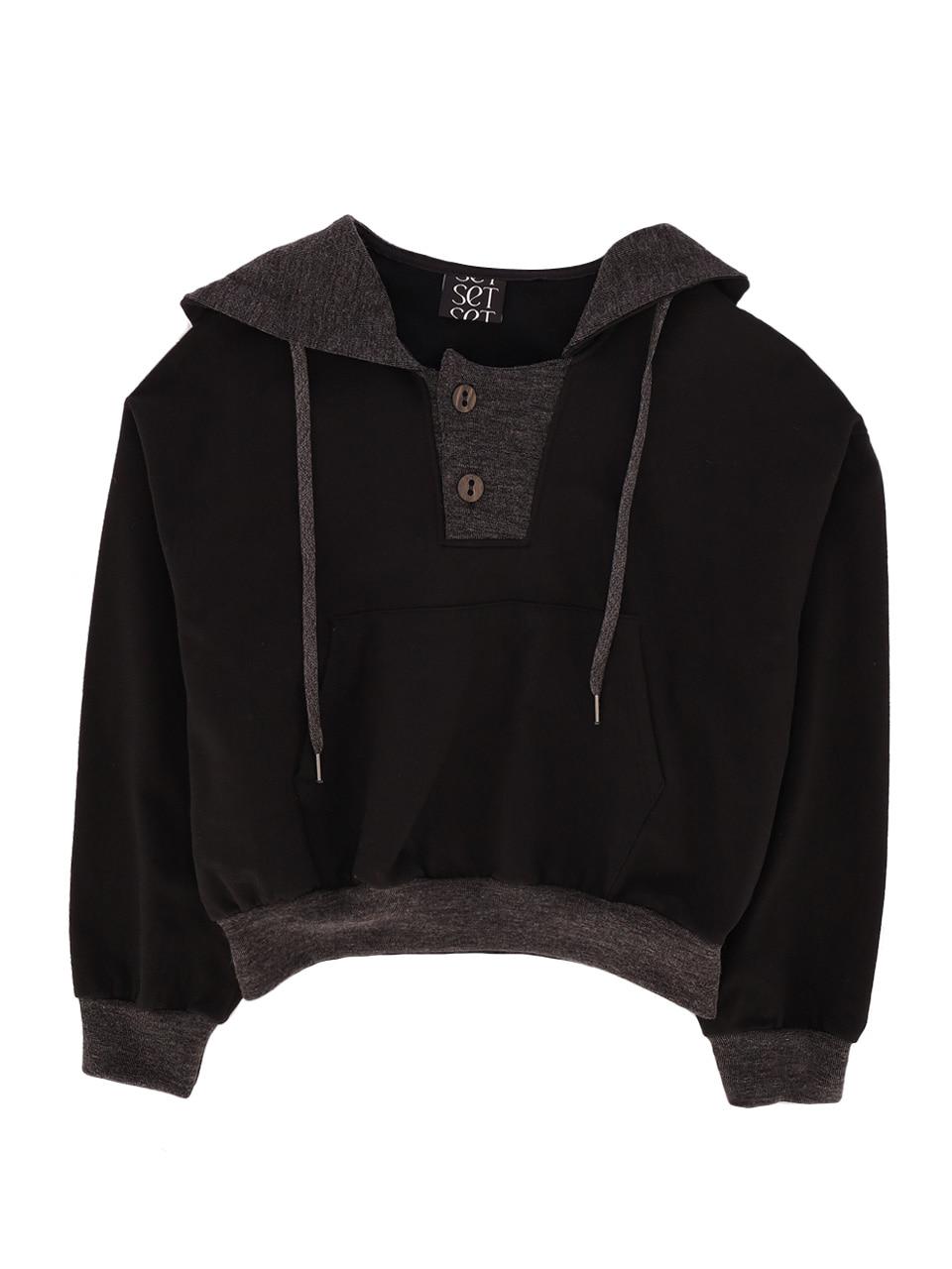 DEN THICK HOODIE (BLACK)