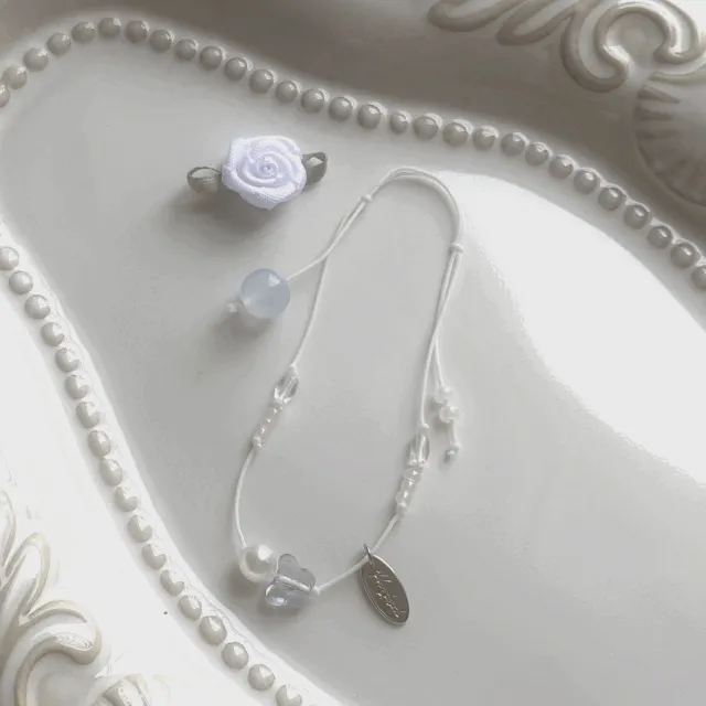 ೀ made/1+1 ₊· Navillera bracelet 나빌레라 소원팔찌, 원석팔찌, 실팔찌, 커플 우정 팔찌