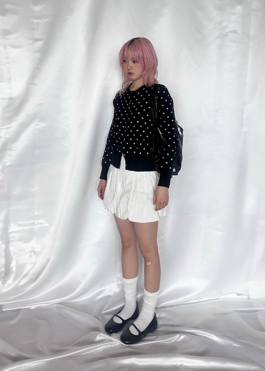 애피타이츠 Dot Knit Cardigan 도트 니트 가디건