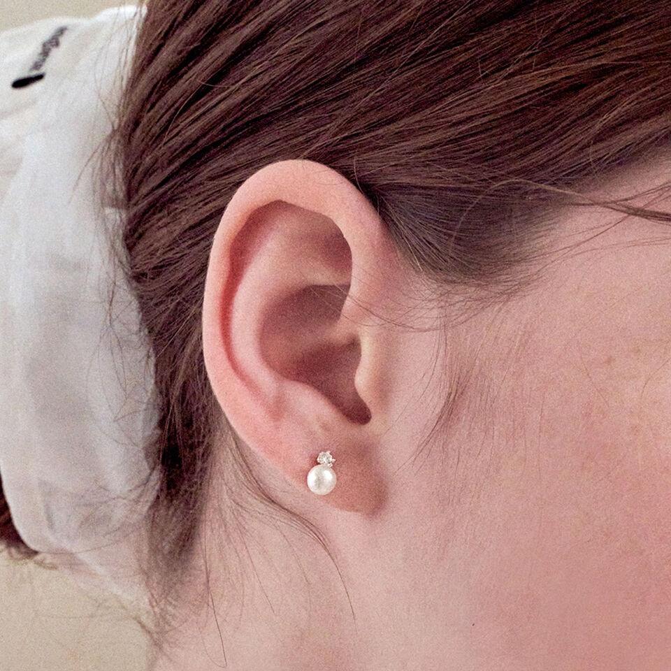 [silver925] [윤아 착용] harmony pearl earring