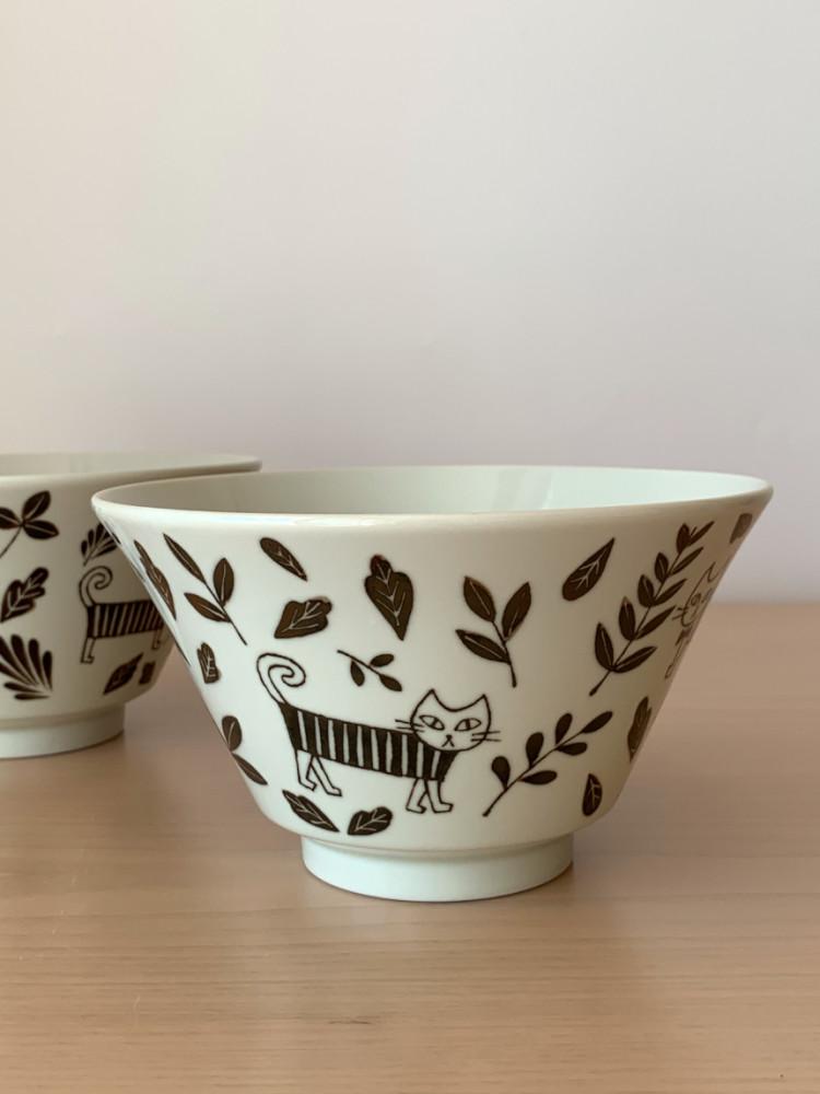 Autumn Bowl 깊은 보울 도자기 면기 덮밥접시