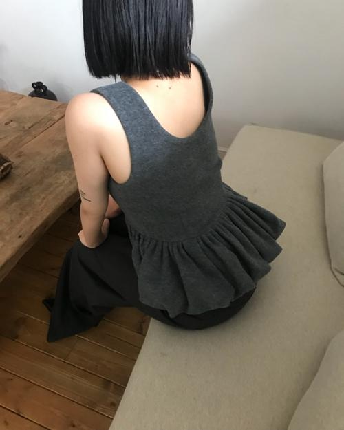 드윌 ruby sleeveless TOP (3colors)