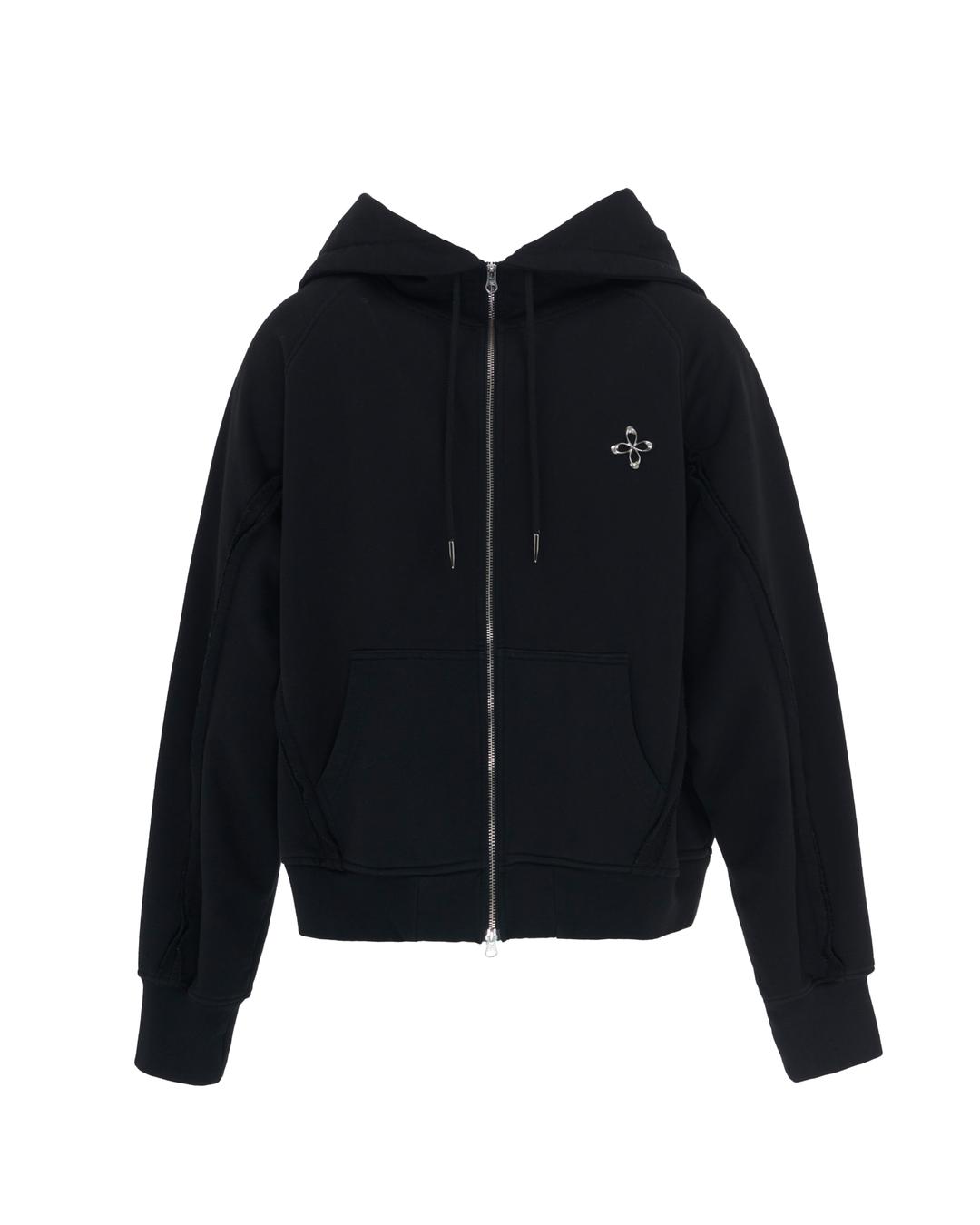 [24FW] back-forth sweat jacket 'black'